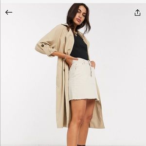 NWT ASOS  Stradivarius site denim mini skirt